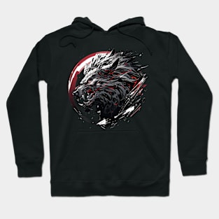 Mecha Tier Tiger Wolf Fuchs Drache Cyborg Hoodie